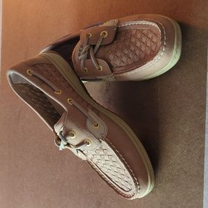 Like new woven Sperry top siders